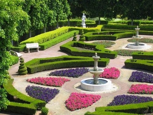 французский регулярный сад