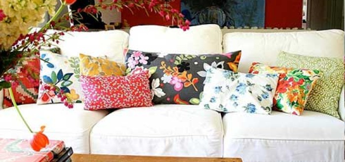 декоративные диванные подушки